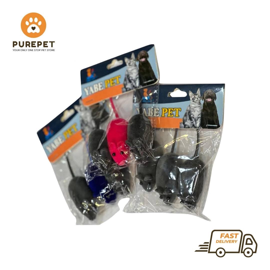 Black Mouse Toy 3pcs