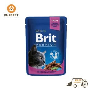 Brit Premium Cat Pouch with Chicken & Turkey