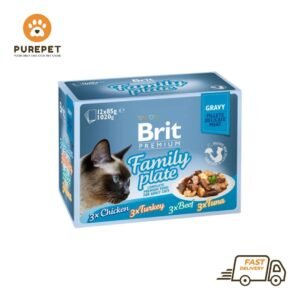 Brit Premium Cat Pouches Family Plate Gravy