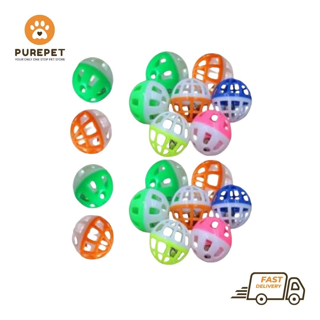 Cat Play Ball Set Pack of 6