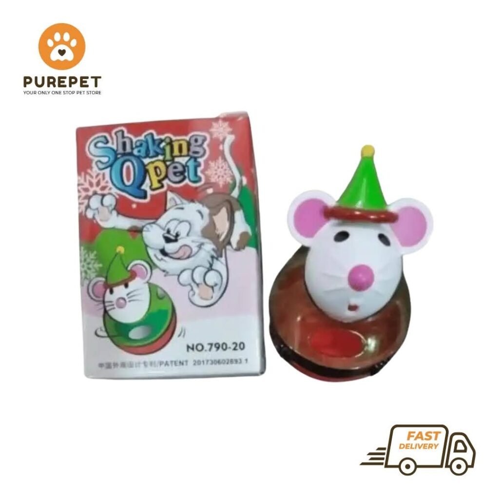 Cat Treat Toy Mouse Shaped