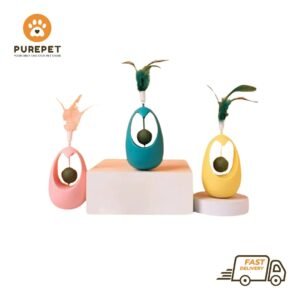 Egg Shape Cat Toy With Catnip