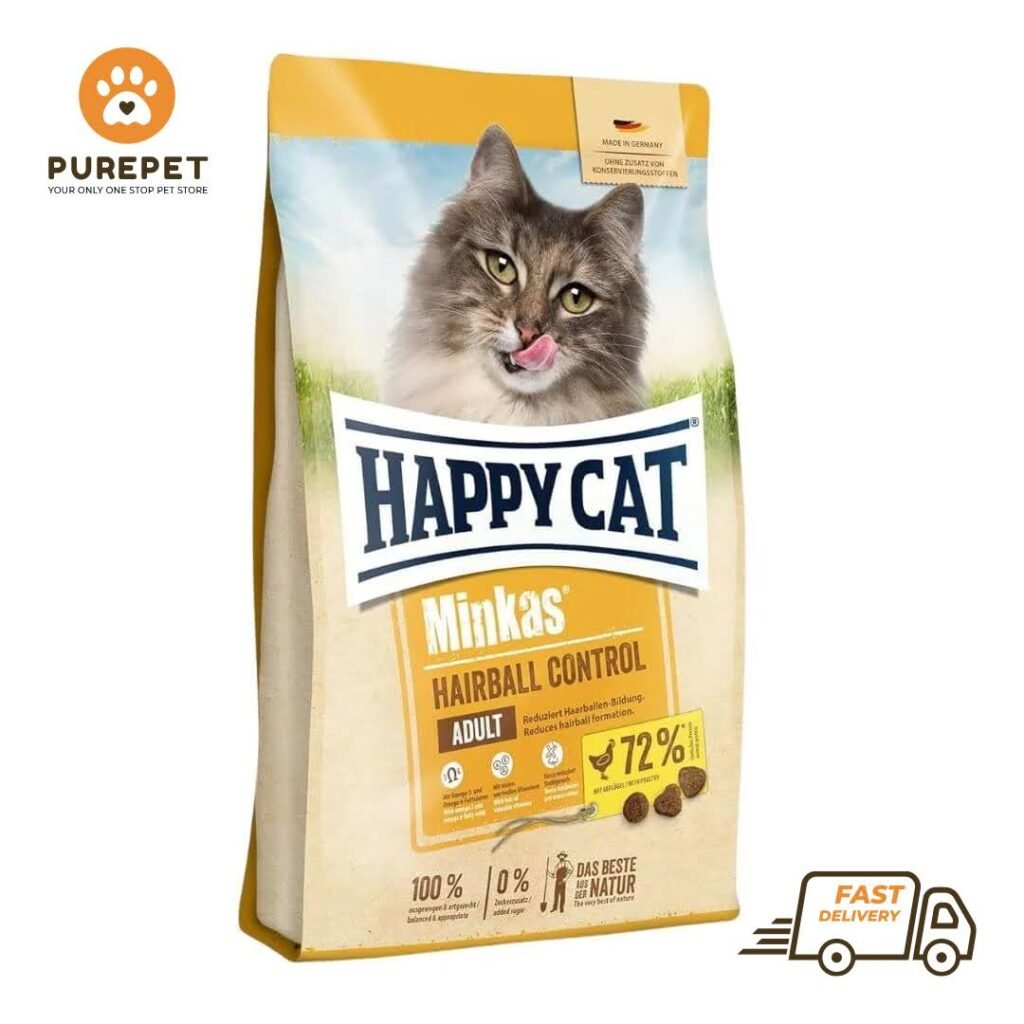 Happy Cat Adult Minkas Hairball Control Poultry Bag