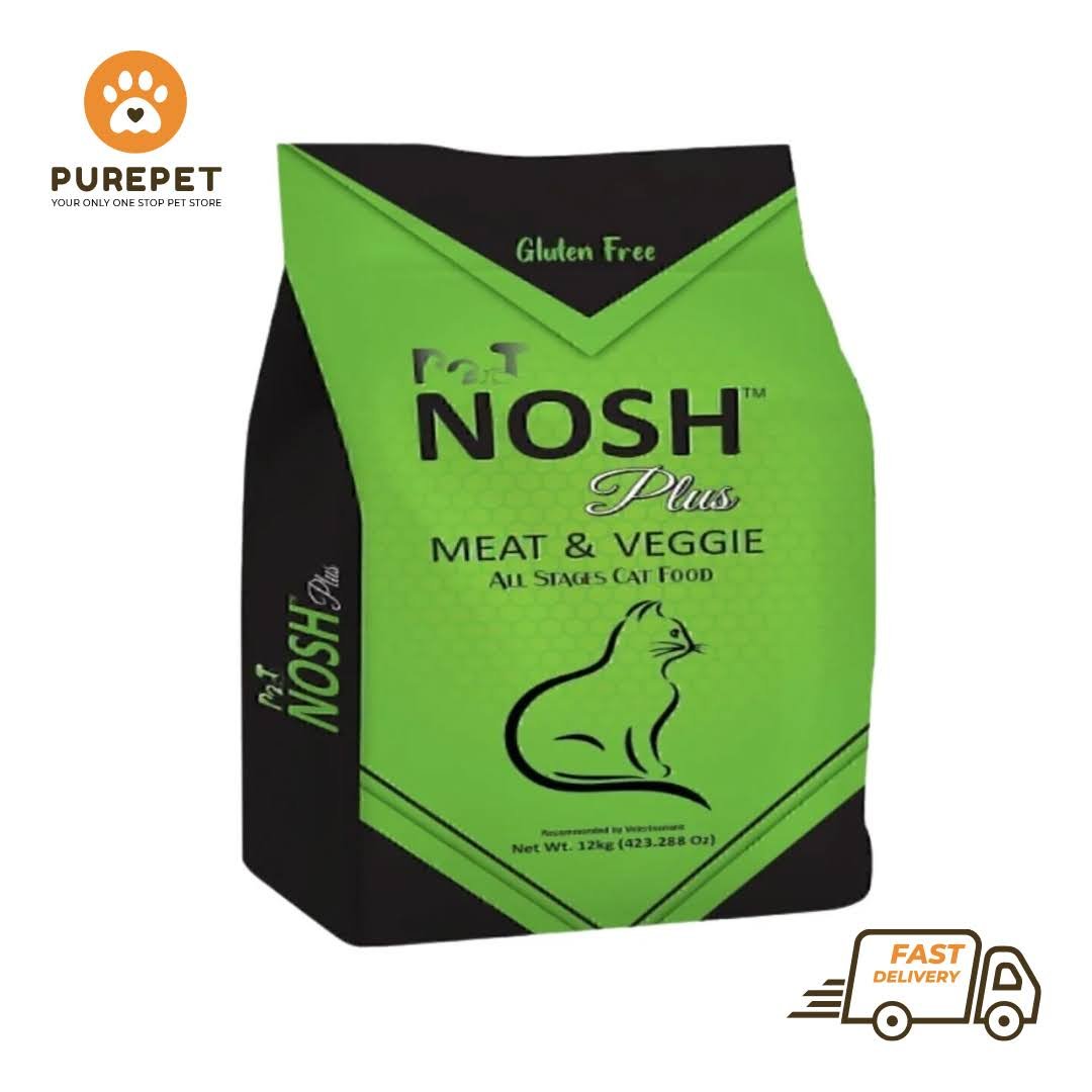 Pet Nosh Plus Adult Cat Food Meat And Veggie
