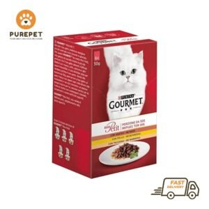 Purina Gourmet Mon Petit Wet Cat Food (Duck, Chicken, and Turkey, 6 x 50g)