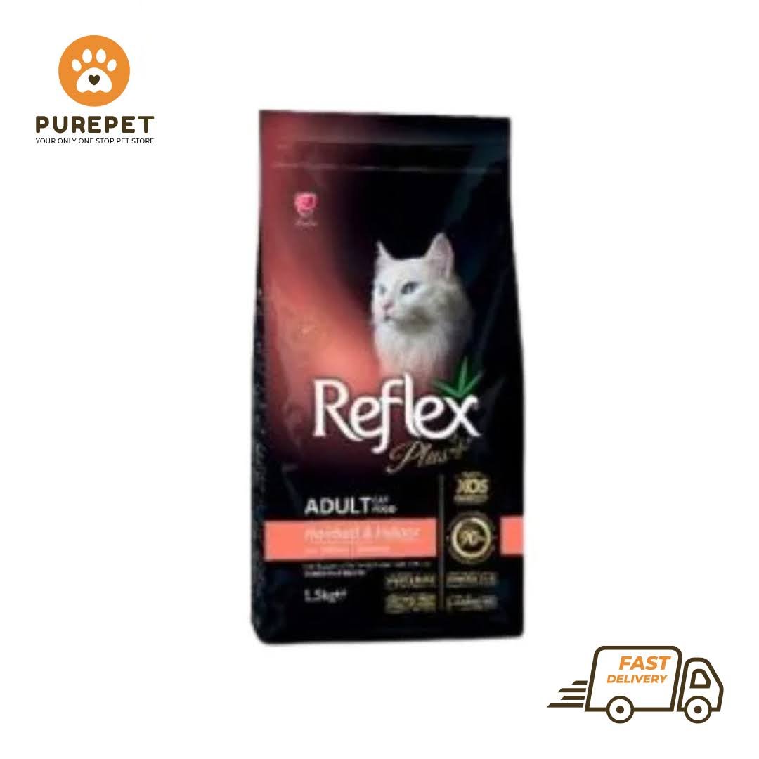 Reflex Plus Cat Food Hairball n Indoor with Salmon