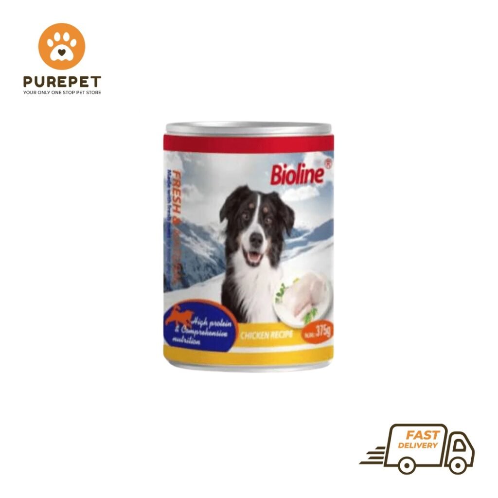 dog wet food chicken meat