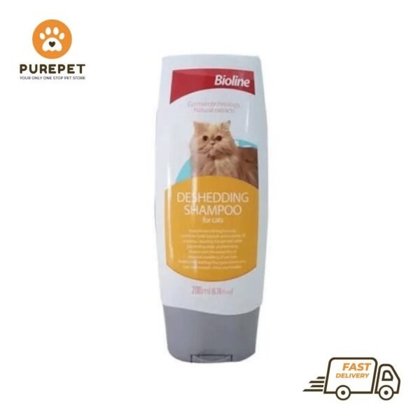 Bioline Cat Cleansing Care Deshedding Shampoo 200 ml