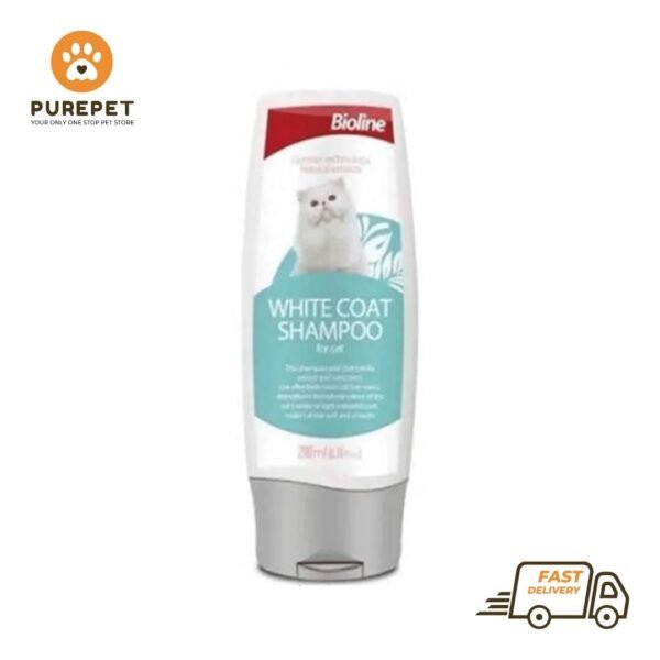 Bioline Cat White Coat Shampoo 200 ml