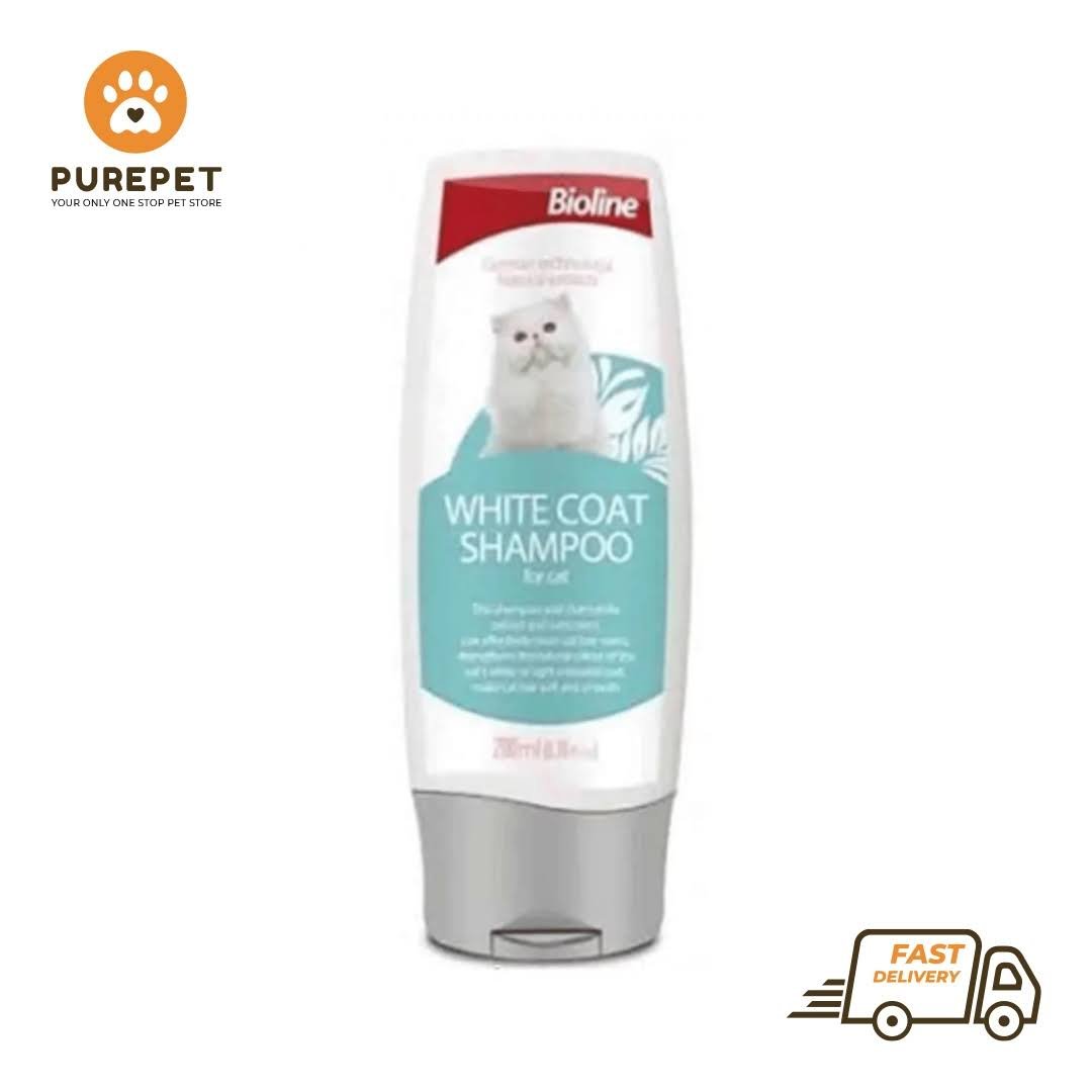 Bioline Cat White Coat Shampoo 200 ml