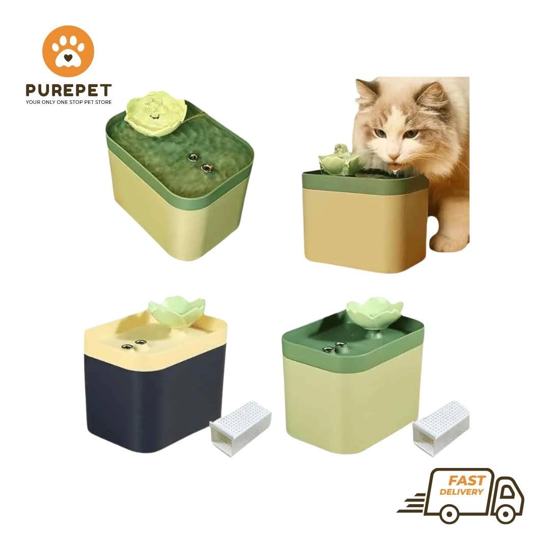 Ceramic Cat Water Fountain
