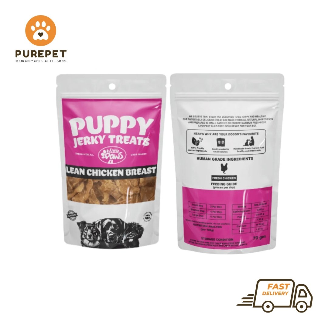 chicken breast jerky puppy treat