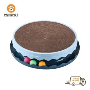 Round Scratching Post Toy With Catnip